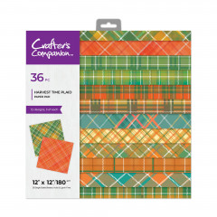 Harvest Time Plaid - 12x12 Printed Paper Pad